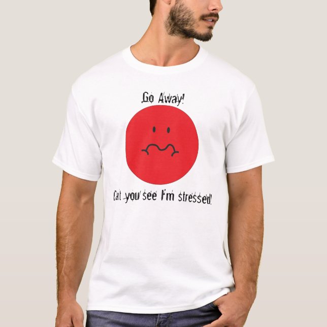 spänningsansikte, går bort! , Inte kan du se T Shirt (Framsida)