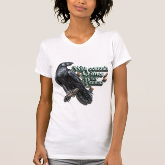 Spänningssökares Glädje: "Crimes for Peanuts" Rave T Shirt
