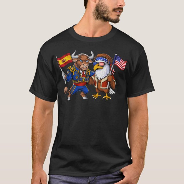 Spansk-amerikanskt kulturarv t shirt (Framsida)