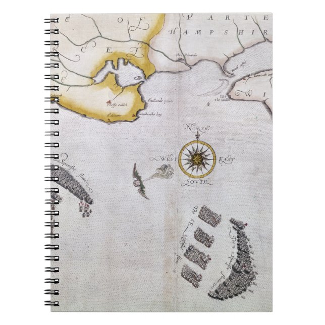 SPANSK ARMADA, 1588 2 ANTECKNINGSBOK MED SPIRAL (Framsidan)