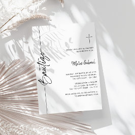 Spansk baptism invitaciones de bautizo Nino Nina Inbjudningar