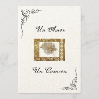 Spansk bröllopinbjudan "bröllopLasso ", Inbjudningar