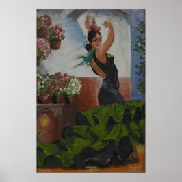 Spansk dansare poster