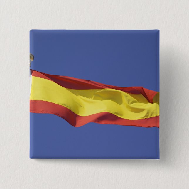 Spansk flagg RF) Knapp (Framsida)