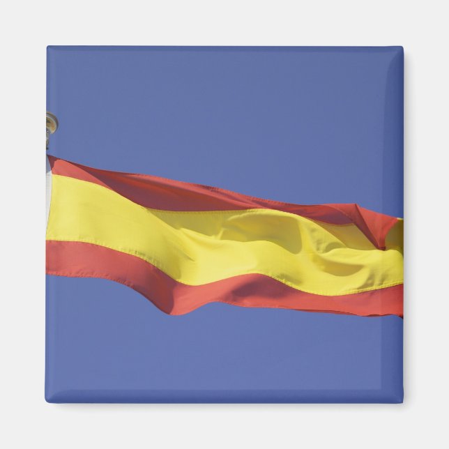 spansk flagg RF) Magnet (Framsidan)
