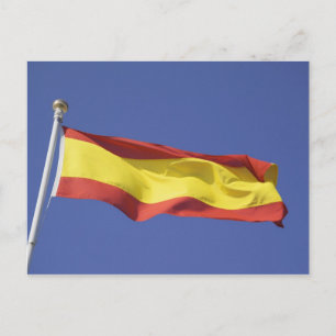 Spansk flagg RF) Vykort