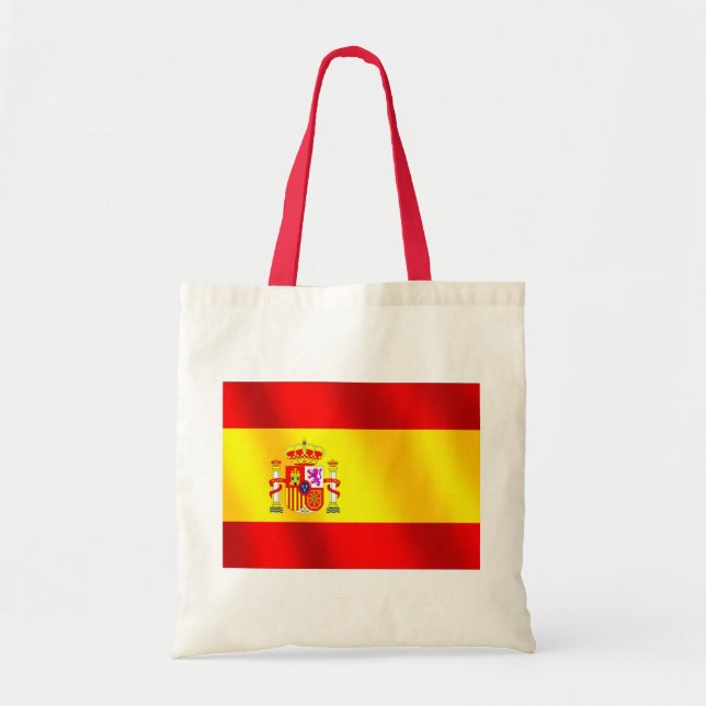 Spansk flagga av Spanien gåvor för spanjorer Tygkasse (Framsidan)