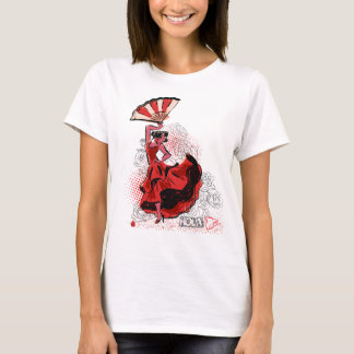 Spansk flamencodancer t shirt