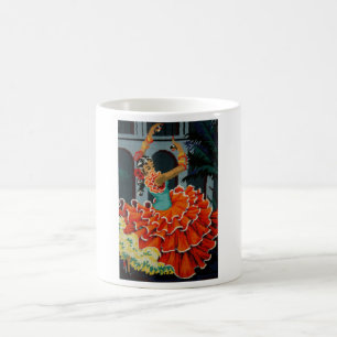 Spansk flamencodansaremugg kaffemugg