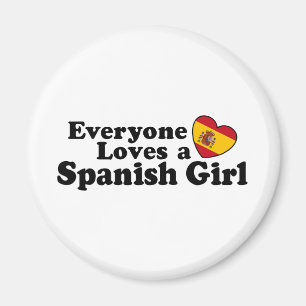 Spansk flicka magnet