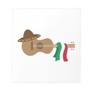 Spansk gitarr anteckningsblock