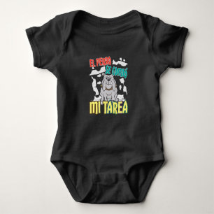 Spansk Hund åt Mitt Läxförhör - Perro Tarea T Shirt