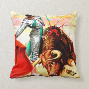 Spansk konst för vykort för kudde