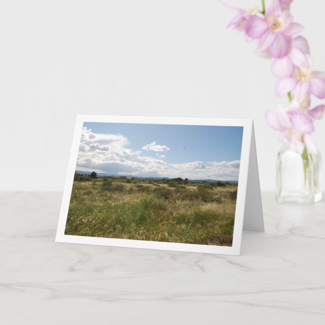 Spansk landskapsbild, Valencia, Spanien Kort (Orkide)