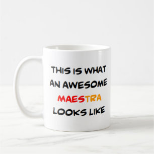 Spansk lärarmaestra, fantastisk kaffemugg