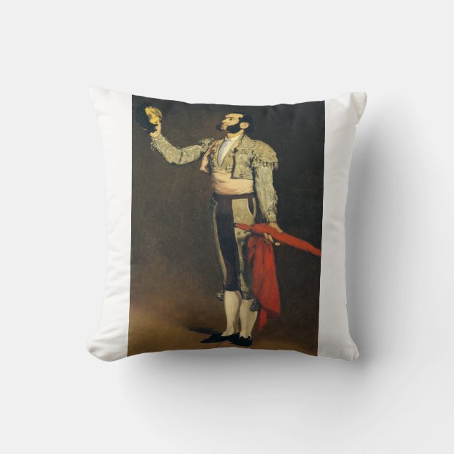 Spansk matador av Edouard Manet Kudde (Framsida)