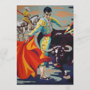 Spansk Matador inbjudan