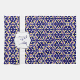 Spansk medelhavs- familjMonogram för stil | Kökshandduk