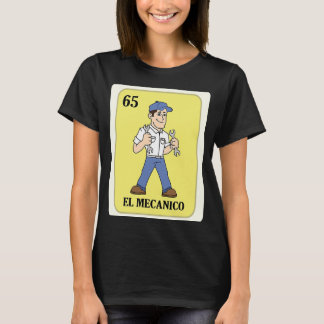Spansk mekanisk lottery El Mechanico Bingo Game C T Shirt