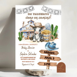Spansk mexikansk vilda västern cowboy baby shower inbjudningar