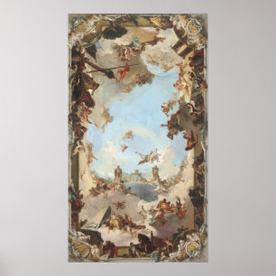 Spansk monarki, Giovanni Tiepolo Fine Art Poster