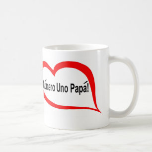 Spansk numerouno-pappa kaffemugg