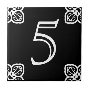 Spansk nummerpanel kakelplatta