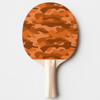 Spansk Orange Enfärgad Kamouflage Baseball Pingisracket