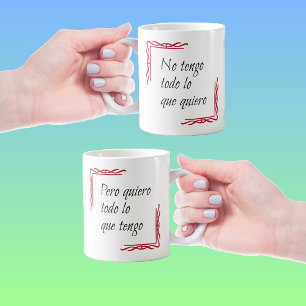 Spansk ordstävquierotodo kaffemugg