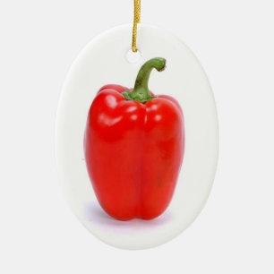 Spansk pepparprydnad julgransprydnad keramik