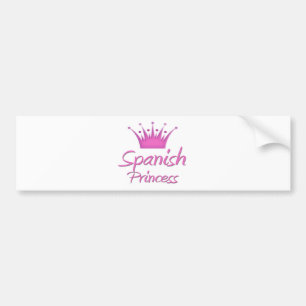 Spansk Princess Bildekal