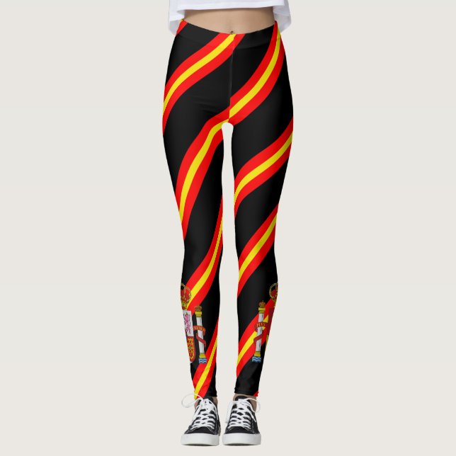 Spansk randflagga leggings (Framsida)