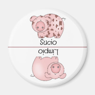 Spansk ren Dirty Dishwasher Magnet