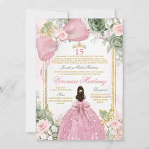 Spansk Rosa Salvia Grön Charra Prinsessa Blommig 1 Inbjudningar