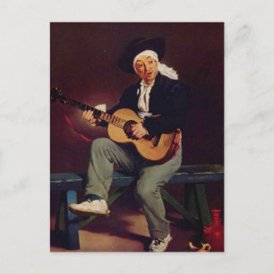 Spansk sångare - Edouard Manet Vykort