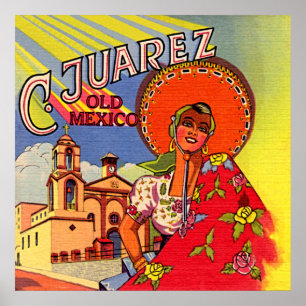 Spansk Senorita från Cuidad Juarez Poster