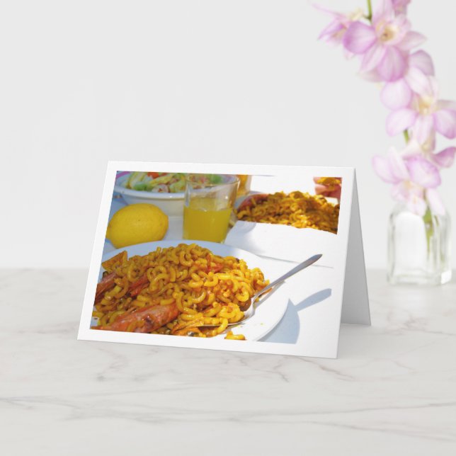 Spansk Skärgårdsmat Kort (Orkide)