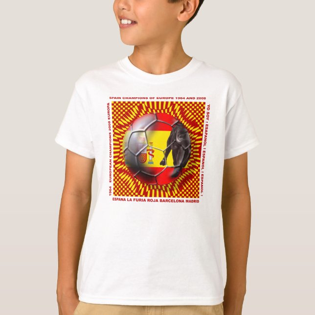 Spansk skjorta för fotbollfutbolvinnarear tröja (Framsida)