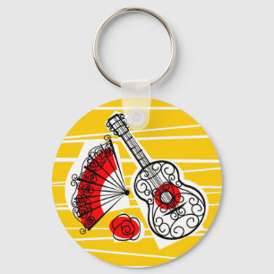 Spansk souvenirkeychain nyckelring