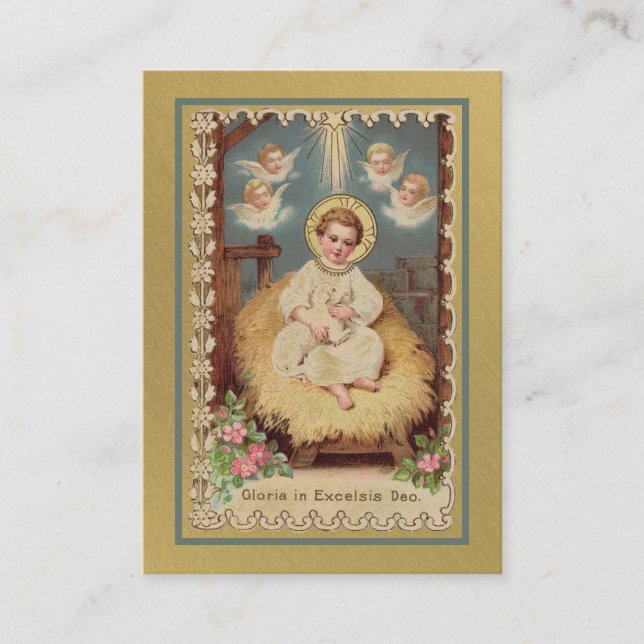 Spansk St. Andreas julnovena  Placeringskort (Framsida)