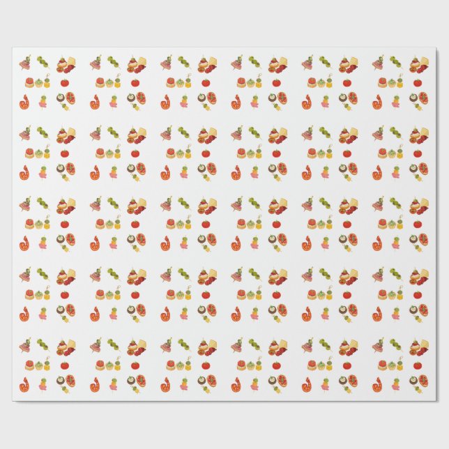 Spansk Tapas-spridning Presentpapper (Platt)