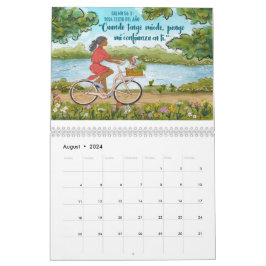 Spanska 2024 års text PS 56:3-kalender Kalender