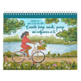 Spanska 2024 års text PS 56:3-kalender Kalender