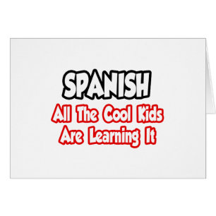 Spanska...alla Coola barn Hälsningskort