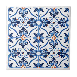 Spanska Azulejos stil keramiska plattor Kakelplatta