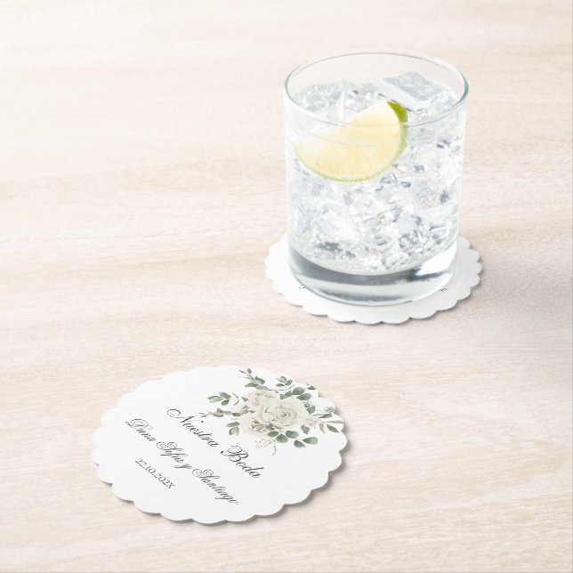 Spanska Boho Bröllop Underlägg Papper (Insitu)