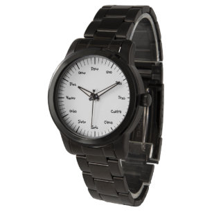 Spanska Brev-nummer Armbandsur