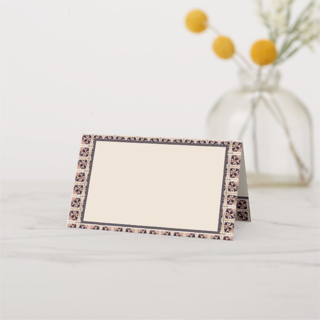 Spanska brickor - platskort placeringskort (Framsida)