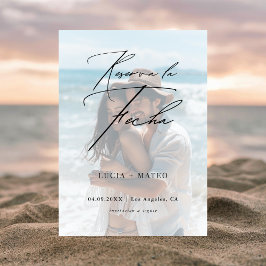 Spanska Bröllop | Reserva La Fecha Photo Overlay Spara Datumet