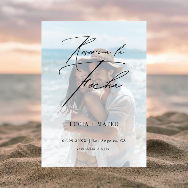 Spanska Bröllop | Reserva La Fecha Photo Overlay Spara Datumet (Skapare uppladdad)